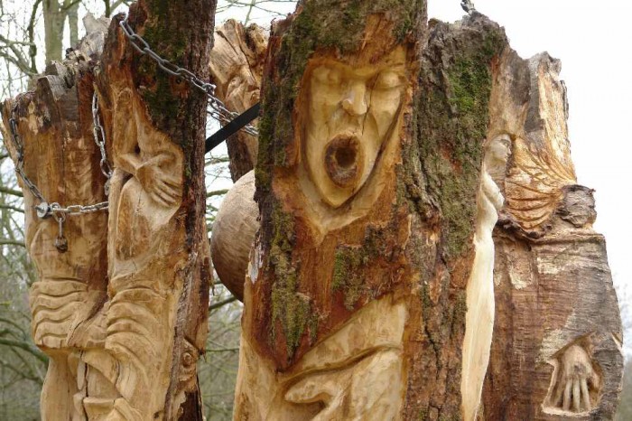 die Baumwelt, Skulpturenpfad WaldMenschen, Waldhaus Freiburg, thomas rees