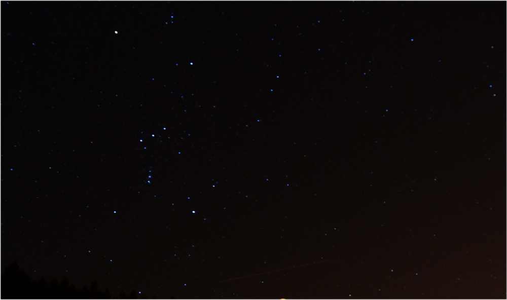 Sternbild Orion im März 2013
